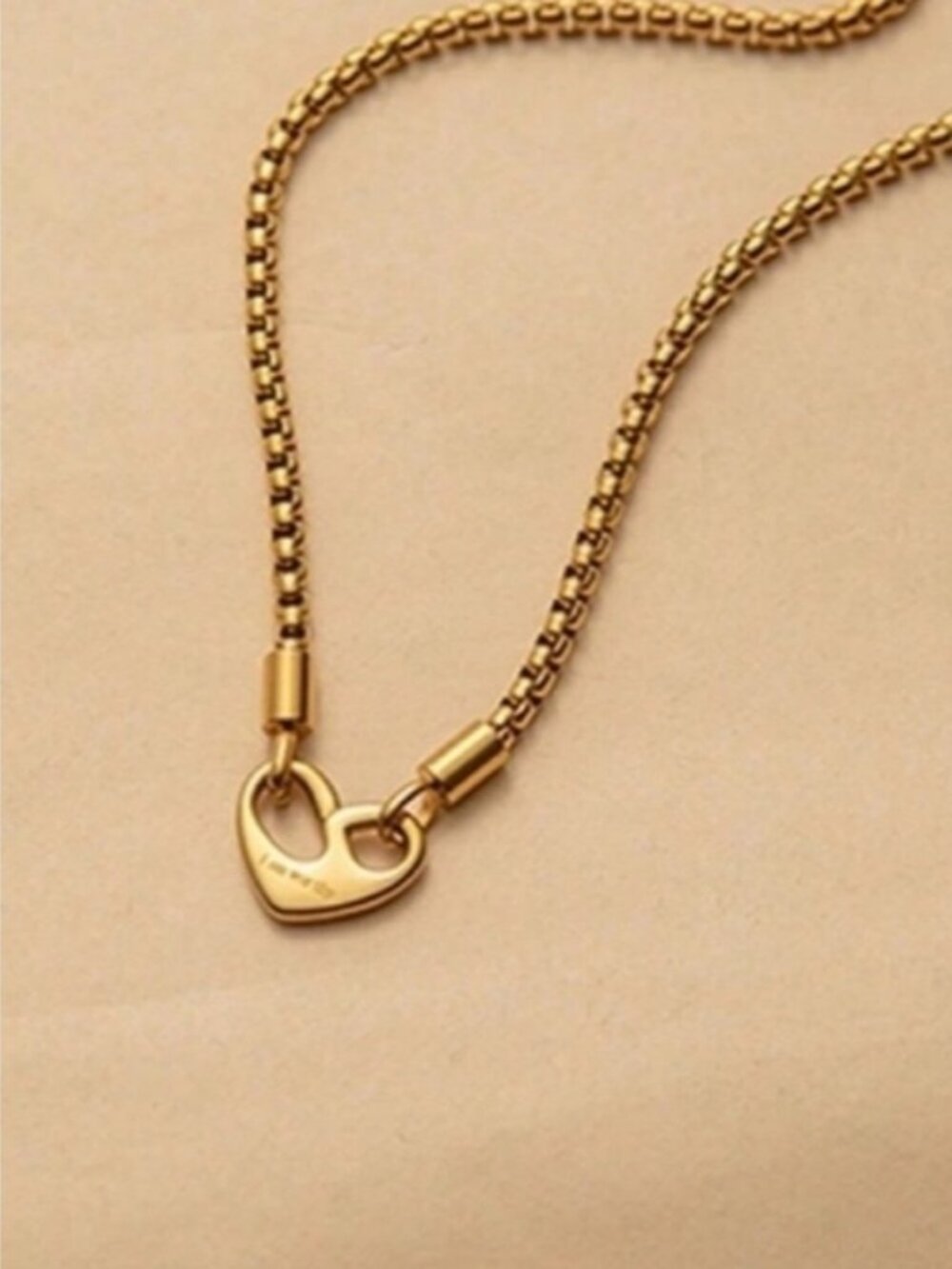 New! 18K Gold Plated “I Am Worthy” Necklace (3028) NWOT